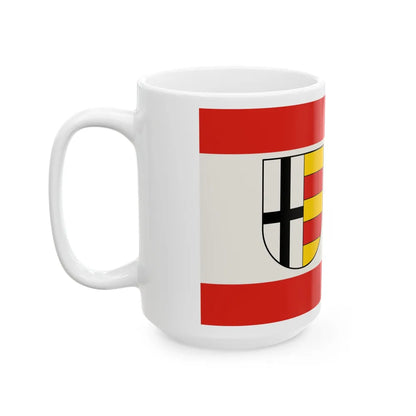 Flag of Olpe Germany - White Coffee Mug-Go Mug Yourself