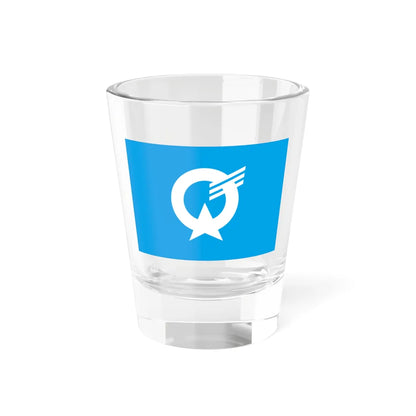 Flag of Omachi Saga (Japan) Shot Glass 1.5oz 1.5oz - Go Mug Yourself