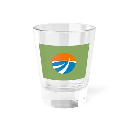 Flag of Omaezaki Shizuoka (Japan) Shot Glass 1.5oz 1.5oz - Go Mug Yourself