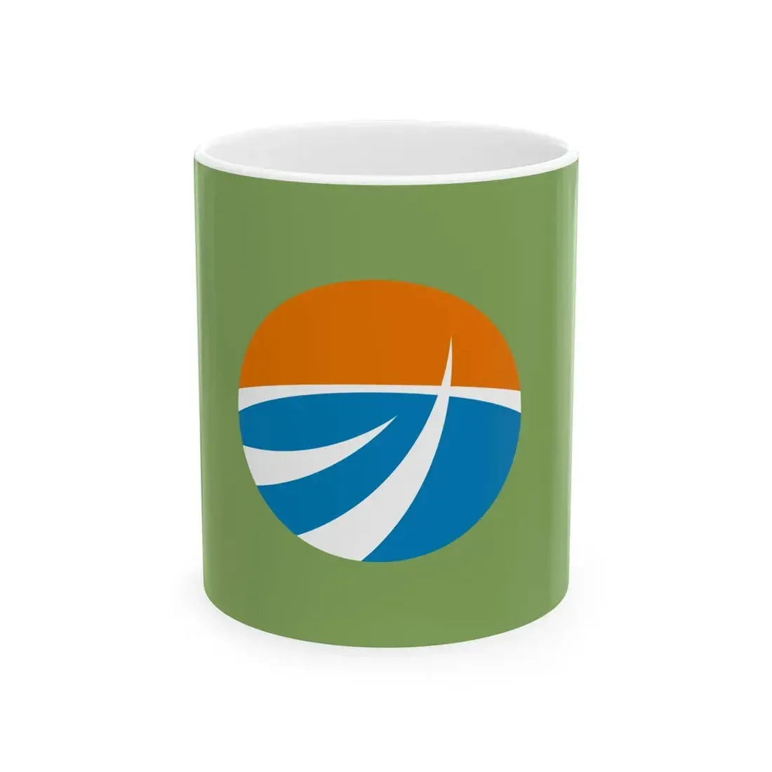 Flag of Omaezaki Shizuoka (Japan) White Coffee Mug 11oz - Go Mug Yourself