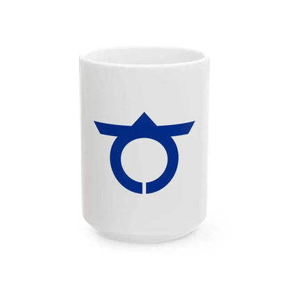Flag of Omagari Akita 1954-2005 (Japan) White Coffee Mug 15oz - Go Mug Yourself