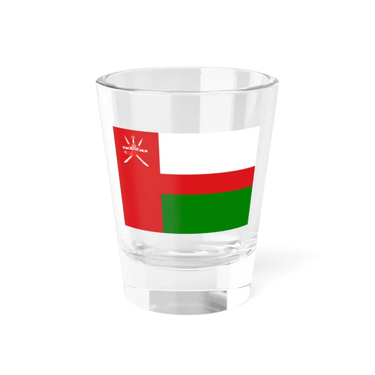 Flag of Oman 1970-1995 (Oman) Shot Glass 1.5oz 1.5oz - Go Mug Yourself