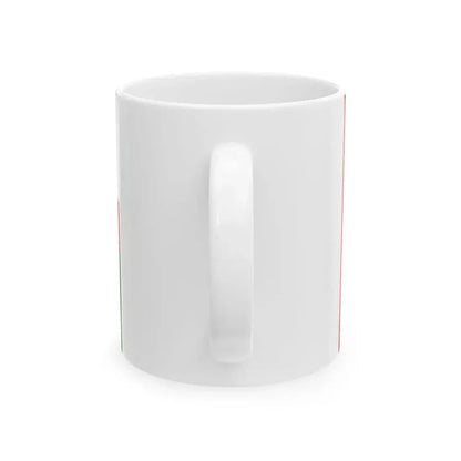 Flag of Oman 1970-1995 (Oman) White Coffee Mug - Go Mug Yourself