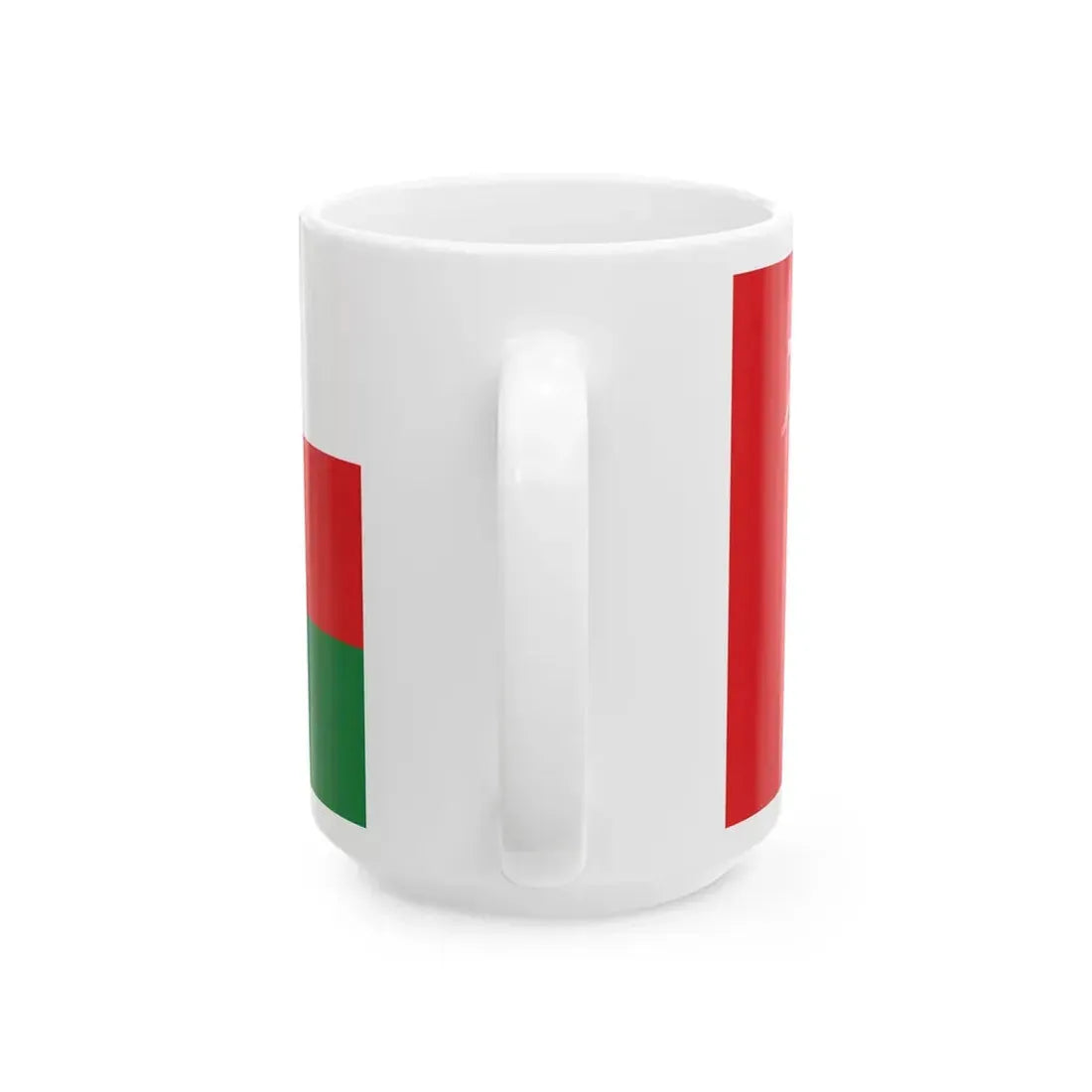 Flag of Oman 2-1 (Oman) White Coffee Mug - Go Mug Yourself