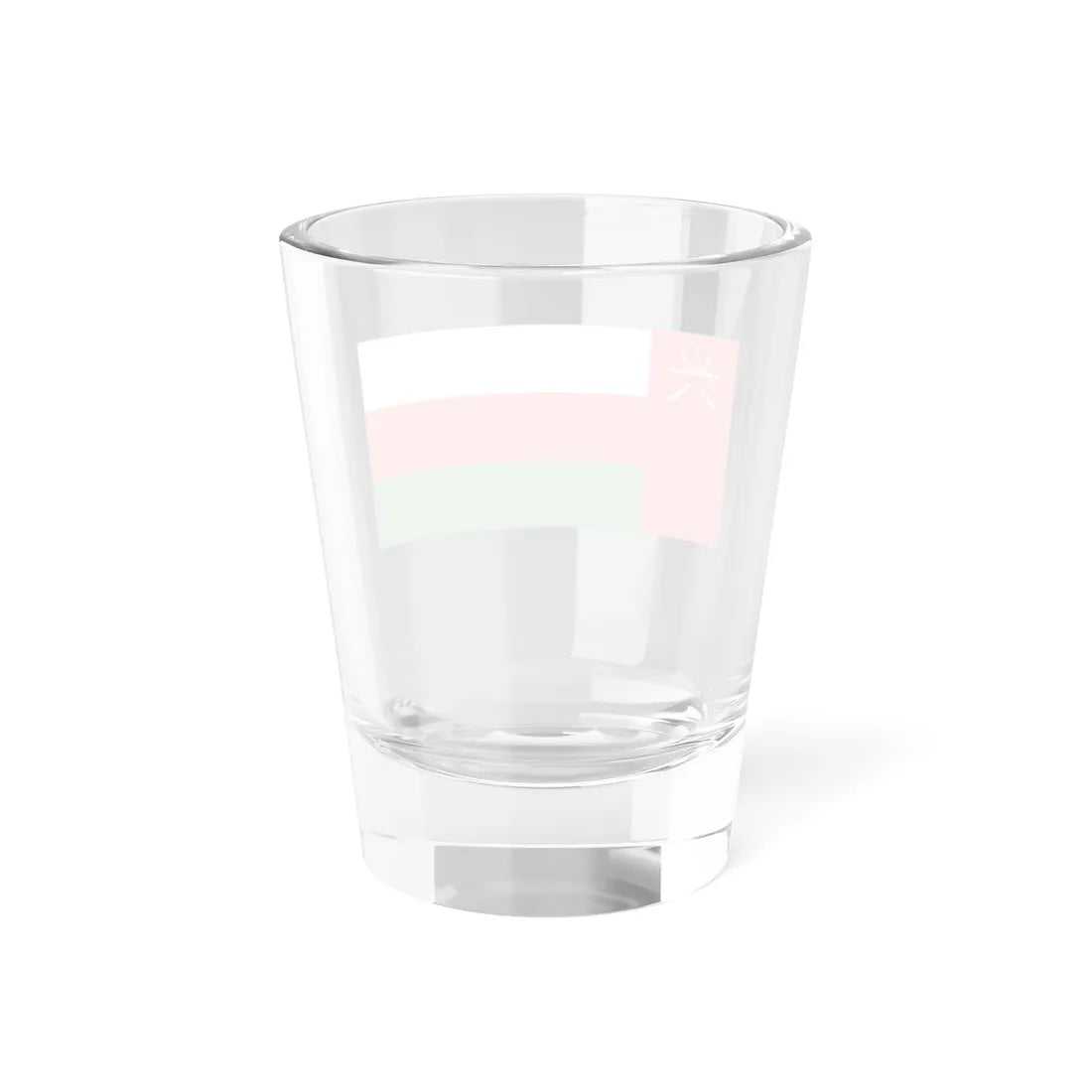 Flag of Oman bordered (Oman) Shot Glass 1.5oz - Go Mug Yourself