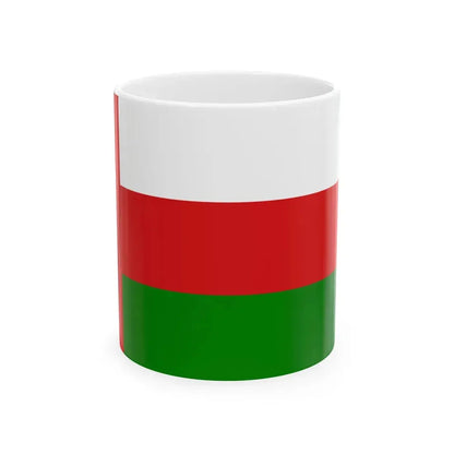 Flag of Oman official (Oman) White Coffee Mug 11oz - Go Mug Yourself