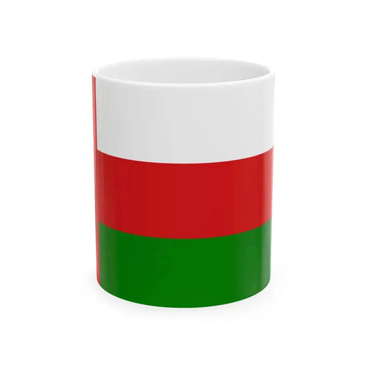 Flag of Oman official (Oman) White Coffee Mug 11oz - Go Mug Yourself