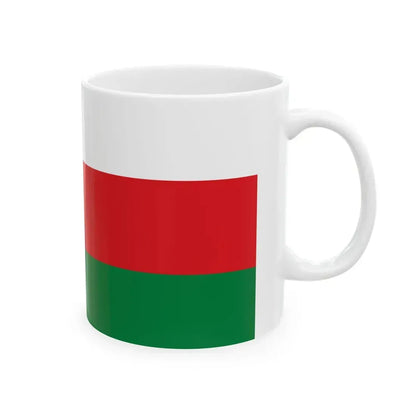 Flag of Oman (Oman) White Coffee Mug - Go Mug Yourself