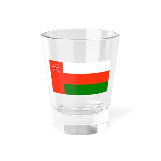 Flag of Oman Orange (Oman) Shot Glass 1.5oz 1.5oz - Go Mug Yourself