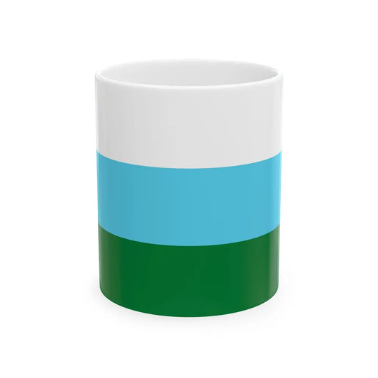 Flag of Omereque Bolivia (Bolivia) White Coffee Mug 11oz - Go Mug Yourself