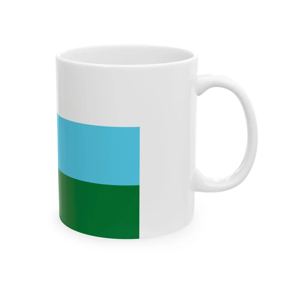 Flag of Omereque Bolivia (Bolivia) White Coffee Mug - Go Mug Yourself