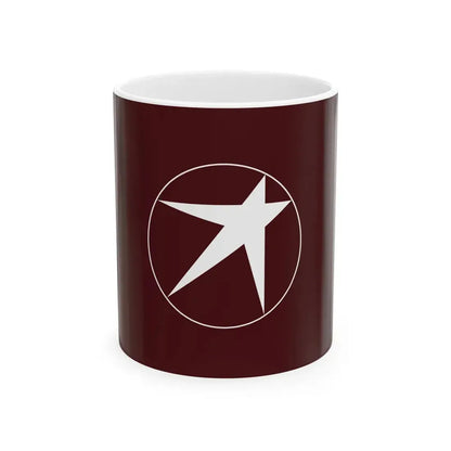 Flag of Omi Nagano (Japan) White Coffee Mug 11oz - Go Mug Yourself