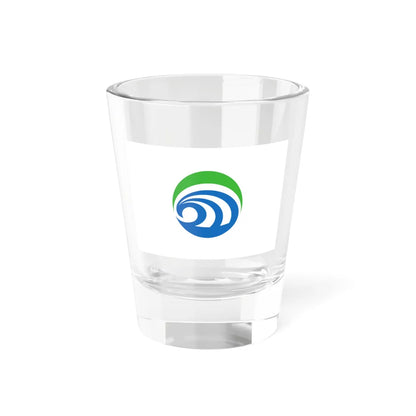 Flag of Omitama Ibaraki (Japan) Shot Glass 1.5oz 1.5oz - Go Mug Yourself