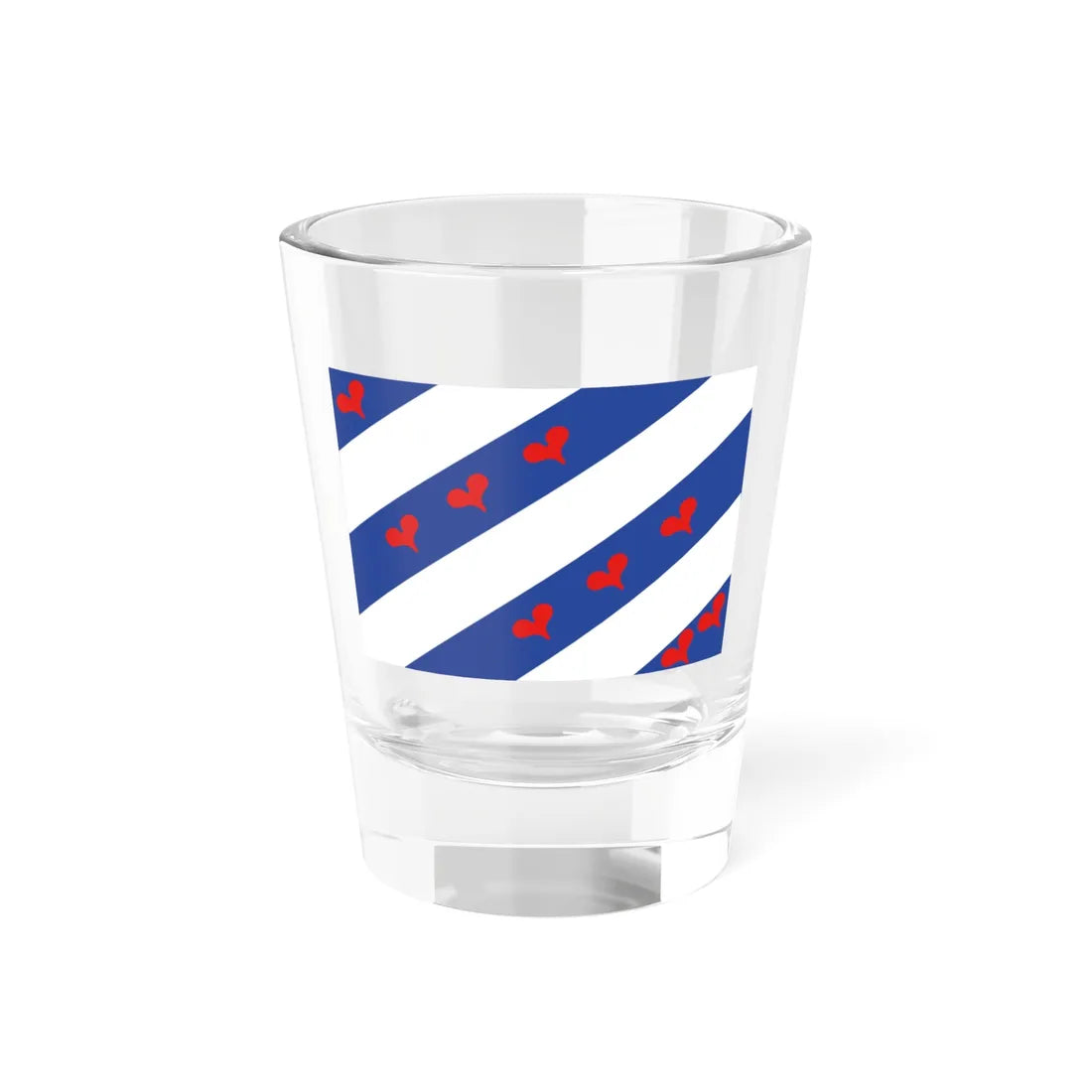 Flag of Ommelanden 1474 - 1555 (Netherlands) Shot Glass 1.5oz 1.5oz - Go Mug Yourself
