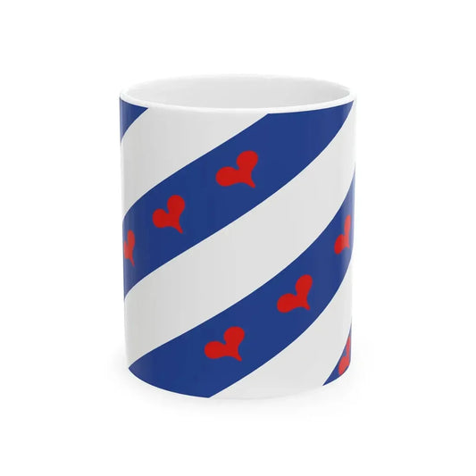 Flag of Ommelanden 1474 - 1555 (Netherlands) White Coffee Mug 11oz - Go Mug Yourself