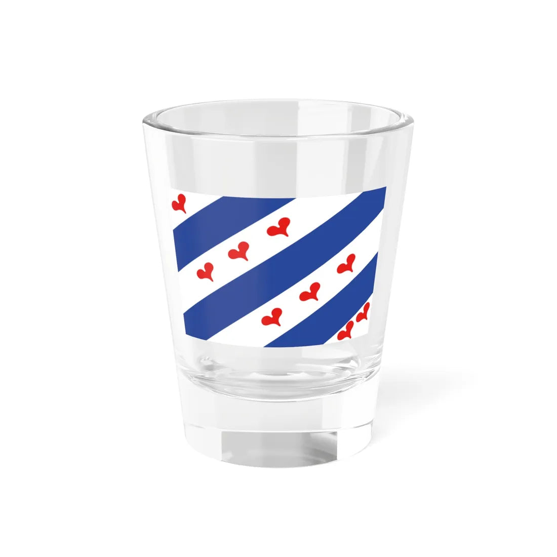 Flag of Ommelanden 1555 - c.1582 (Netherlands) Shot Glass 1.5oz 1.5oz - Go Mug Yourself
