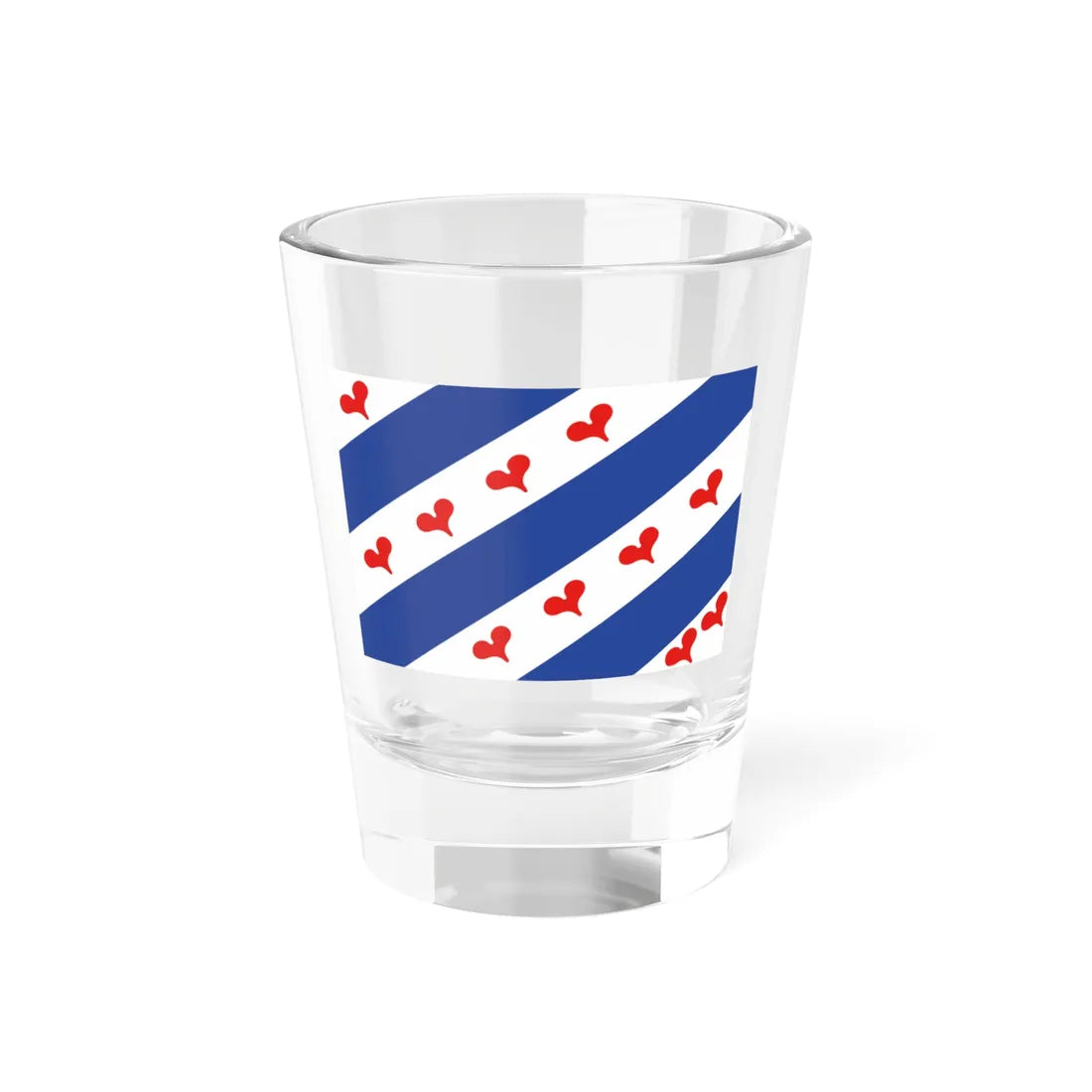 Flag of Ommelanden Since c.1582 (Netherlands) Shot Glass 1.5oz 1.5oz - Go Mug Yourself