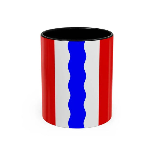 Flag of Omsk Oblast Russia - Accent Coffee Mug 11oz Black - Go Mug Yourself