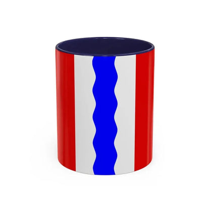 Flag of Omsk Oblast Russia - Accent Coffee Mug 11oz Navy - Go Mug Yourself