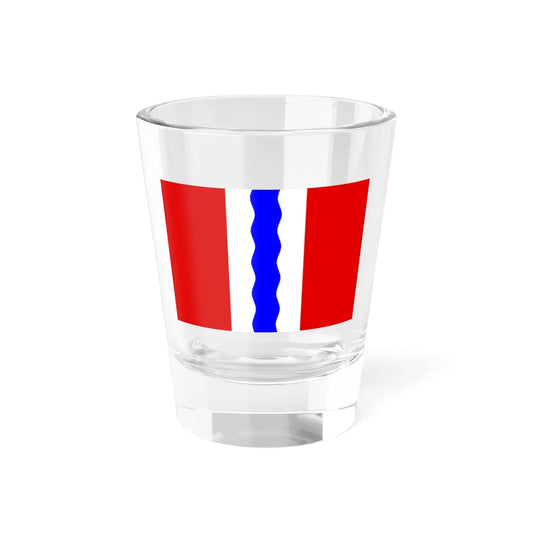 Flag of Omsk Oblast (Russia) Shot Glass 1.5oz 1.5oz - Go Mug Yourself