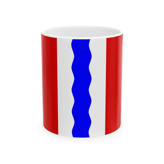 Flag of Omsk Oblast (Russia) White Coffee Mug 11oz - Go Mug Yourself