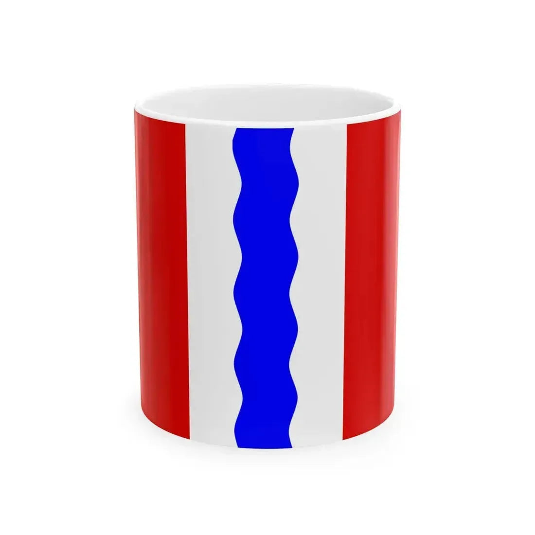 Flag of Omsk Oblast Russia - White Coffee Mug 11oz - Go Mug Yourself