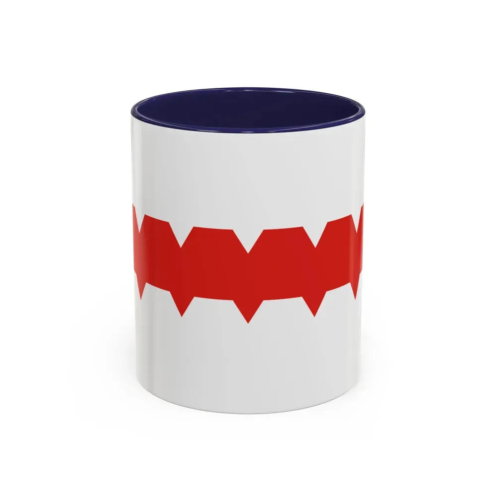 Flag of Omsk Russia - Accent Coffee Mug 11oz Navy - Go Mug Yourself