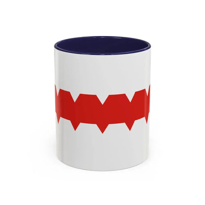 Flag of Omsk Russia - Accent Coffee Mug 11oz Navy - Go Mug Yourself