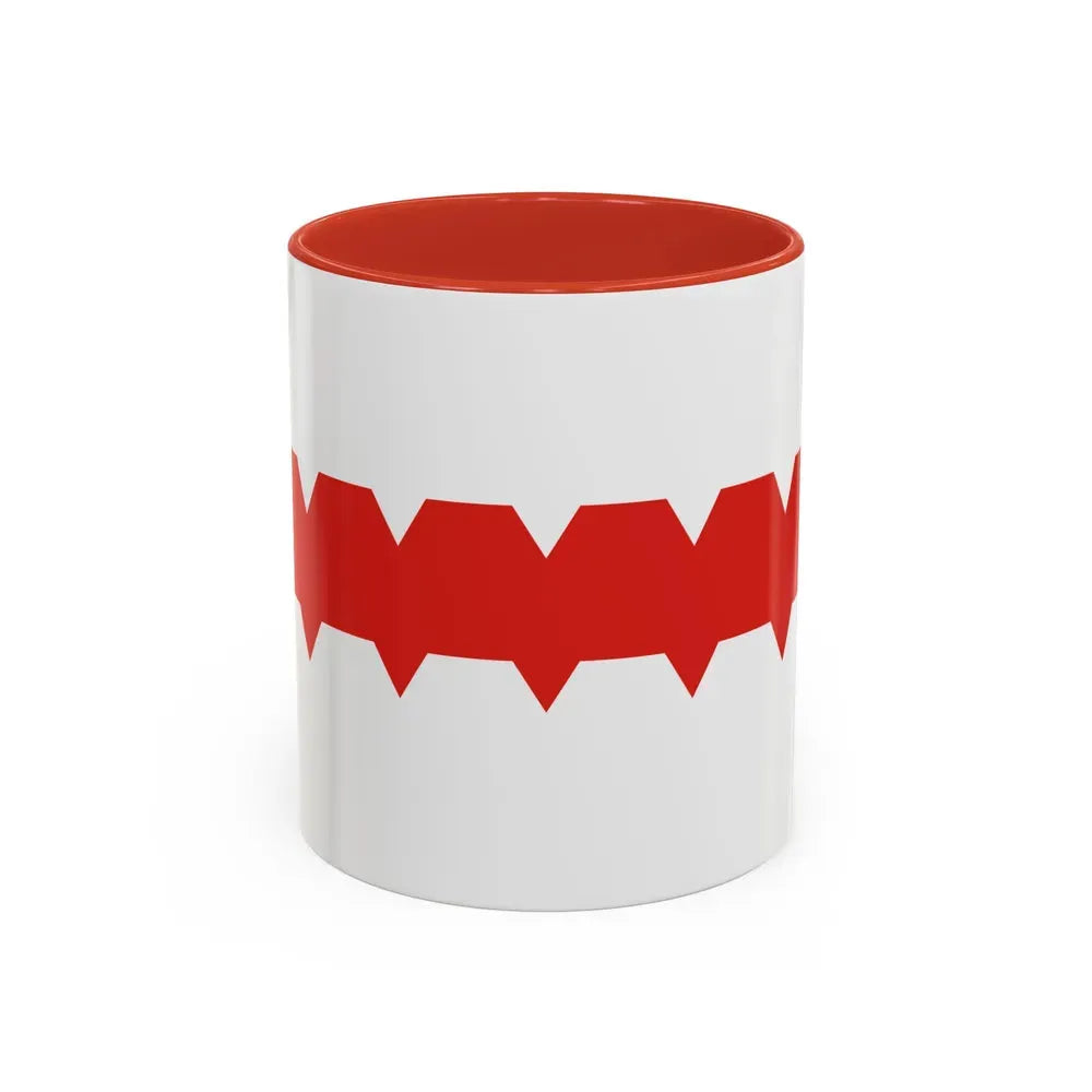 Flag of Omsk Russia - Accent Coffee Mug 11oz Red - Go Mug Yourself