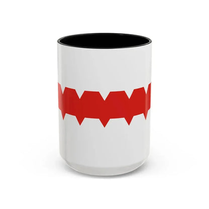 Flag of Omsk Russia - Accent Coffee Mug 15oz Black - Go Mug Yourself