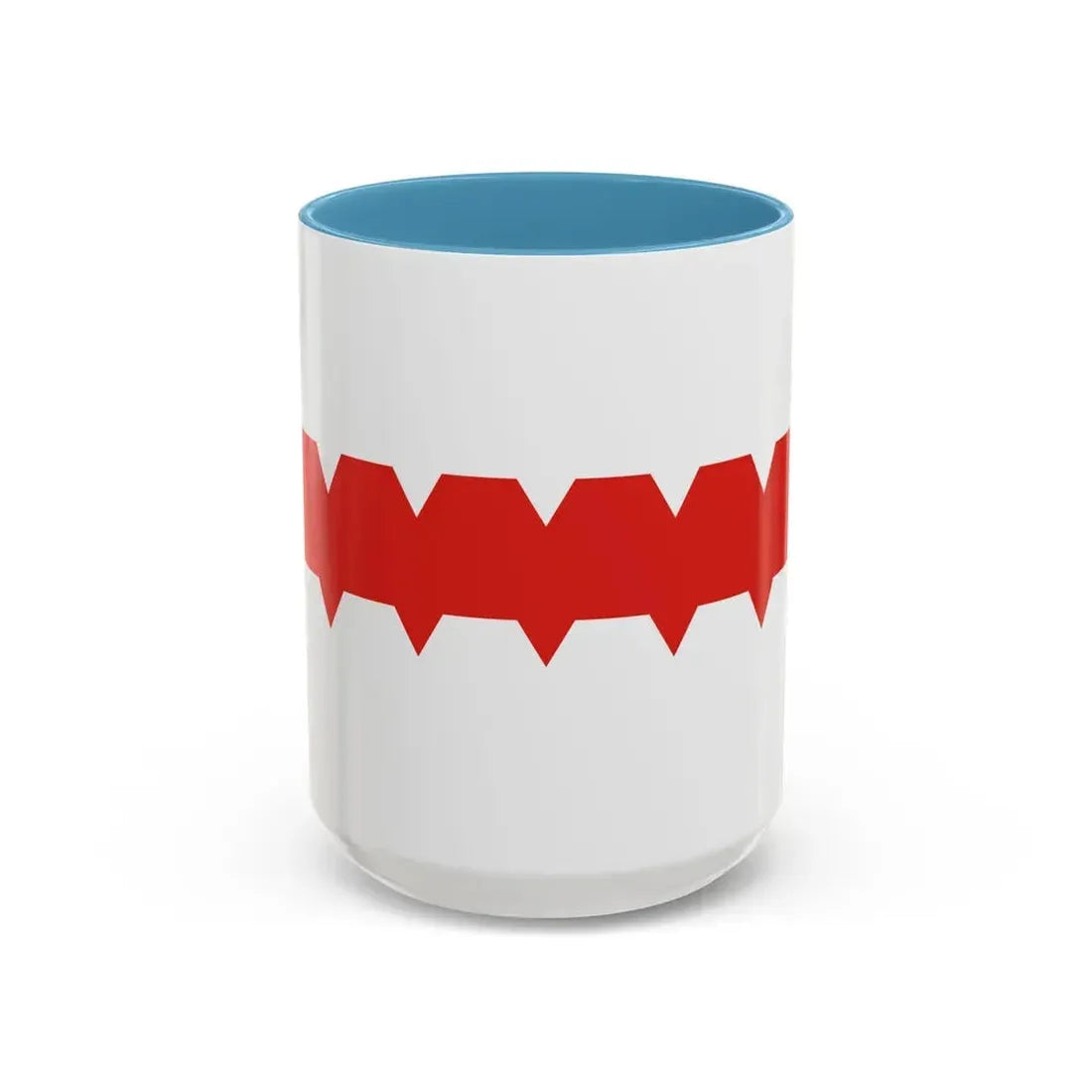 Flag of Omsk Russia - Accent Coffee Mug 15oz Light Blue - Go Mug Yourself