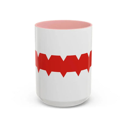 Flag of Omsk Russia - Accent Coffee Mug 15oz Pink - Go Mug Yourself