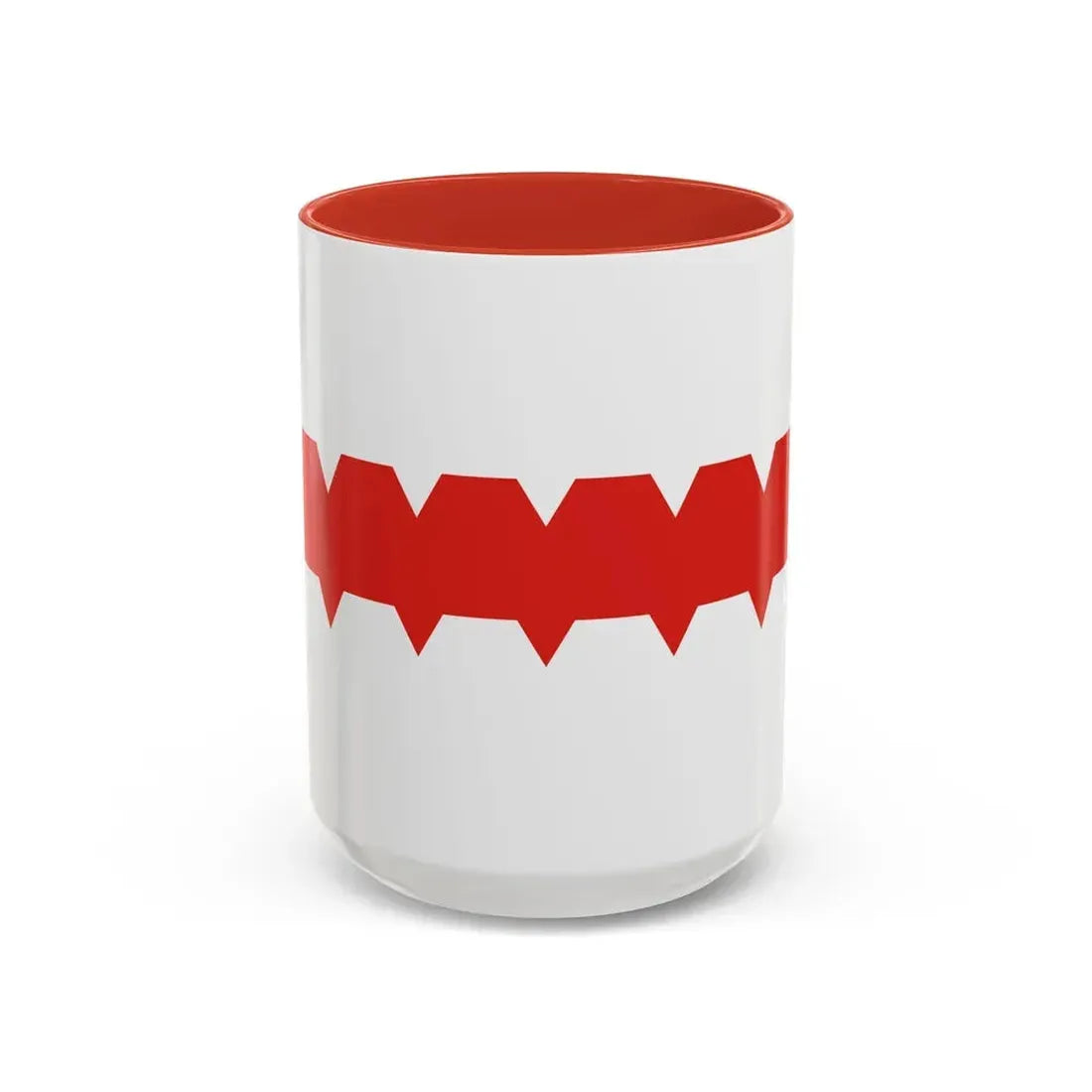 Flag of Omsk Russia - Accent Coffee Mug 15oz Red - Go Mug Yourself