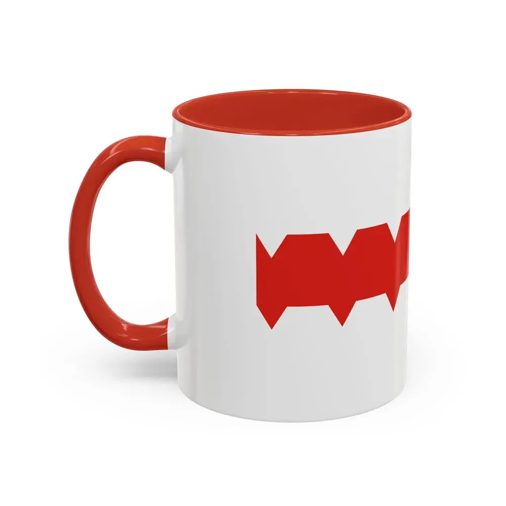 Flag of Omsk Russia - Accent Coffee Mug - Go Mug Yourself