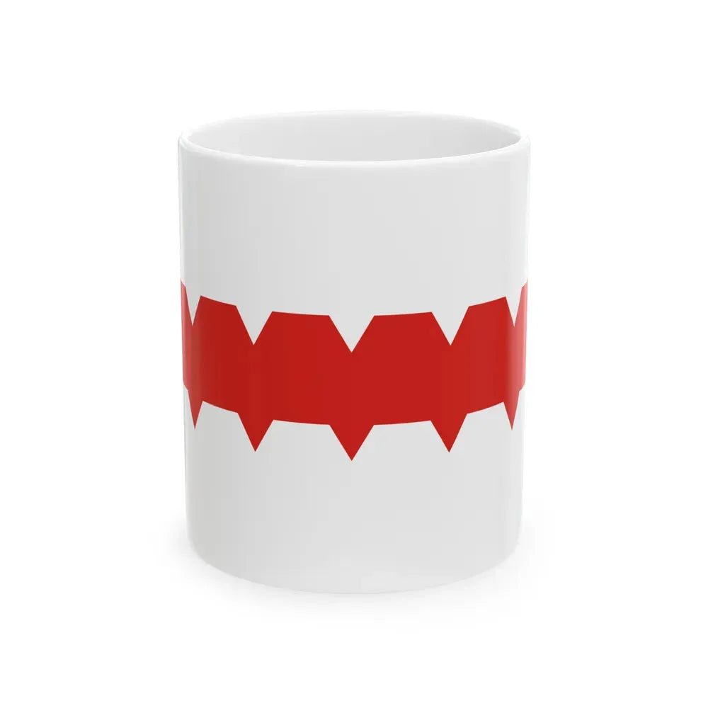 Flag of Omsk Russia - White Coffee Mug 11oz - Go Mug Yourself