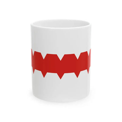 Flag of Omsk Russia - White Coffee Mug 11oz - Go Mug Yourself