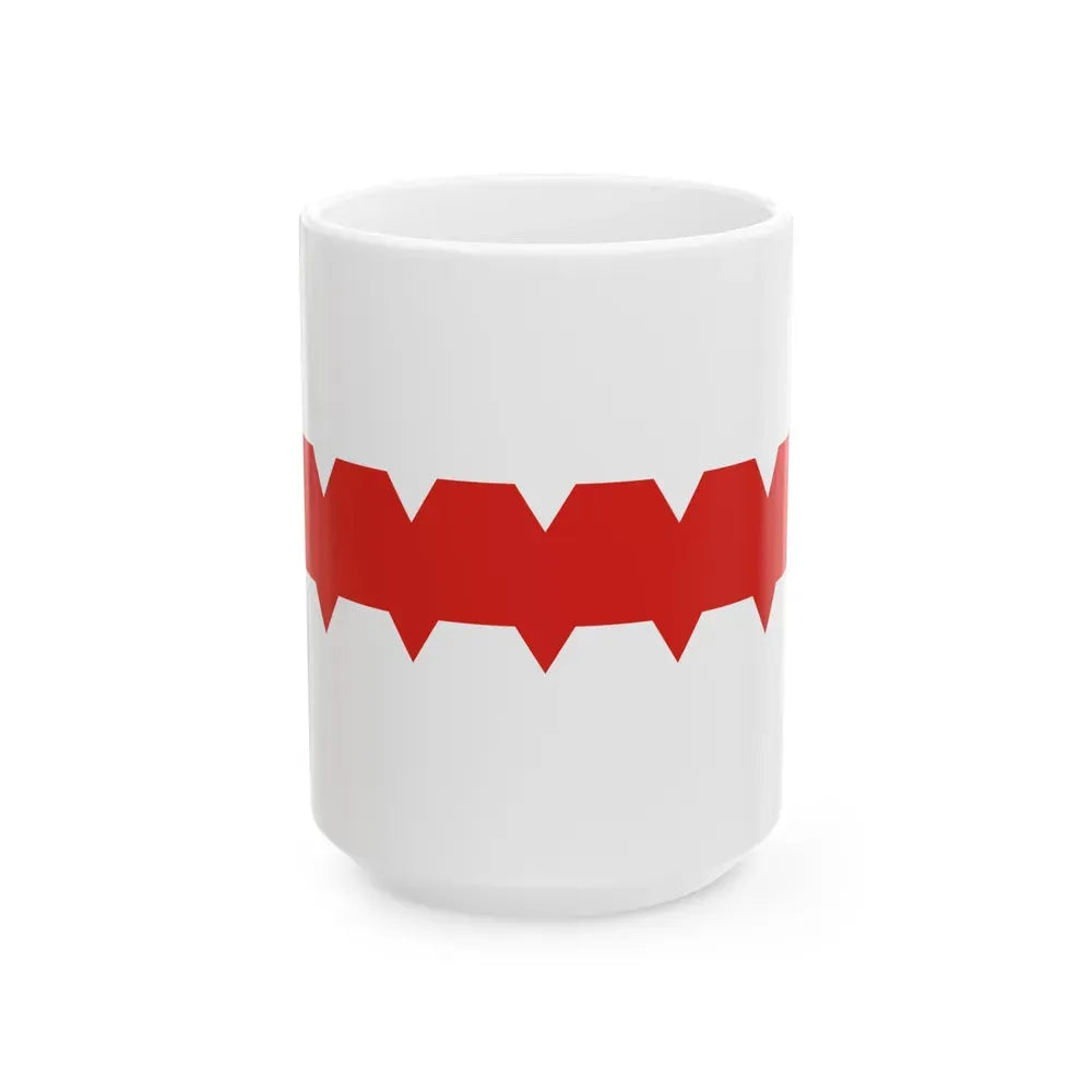 Flag of Omsk Russia - White Coffee Mug 15oz - Go Mug Yourself
