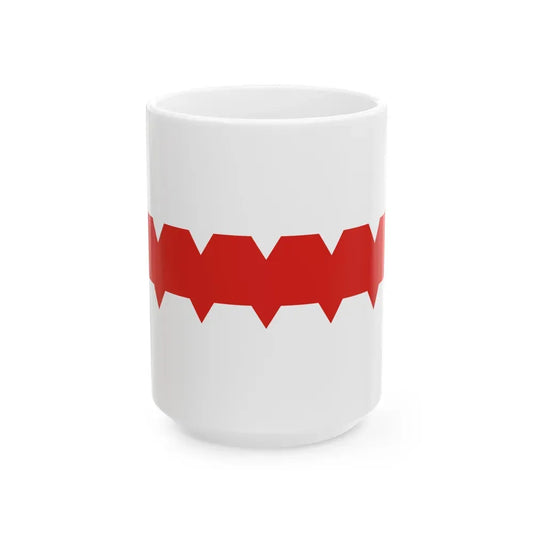 Flag of Omsk Russia - White Coffee Mug 15oz - Go Mug Yourself