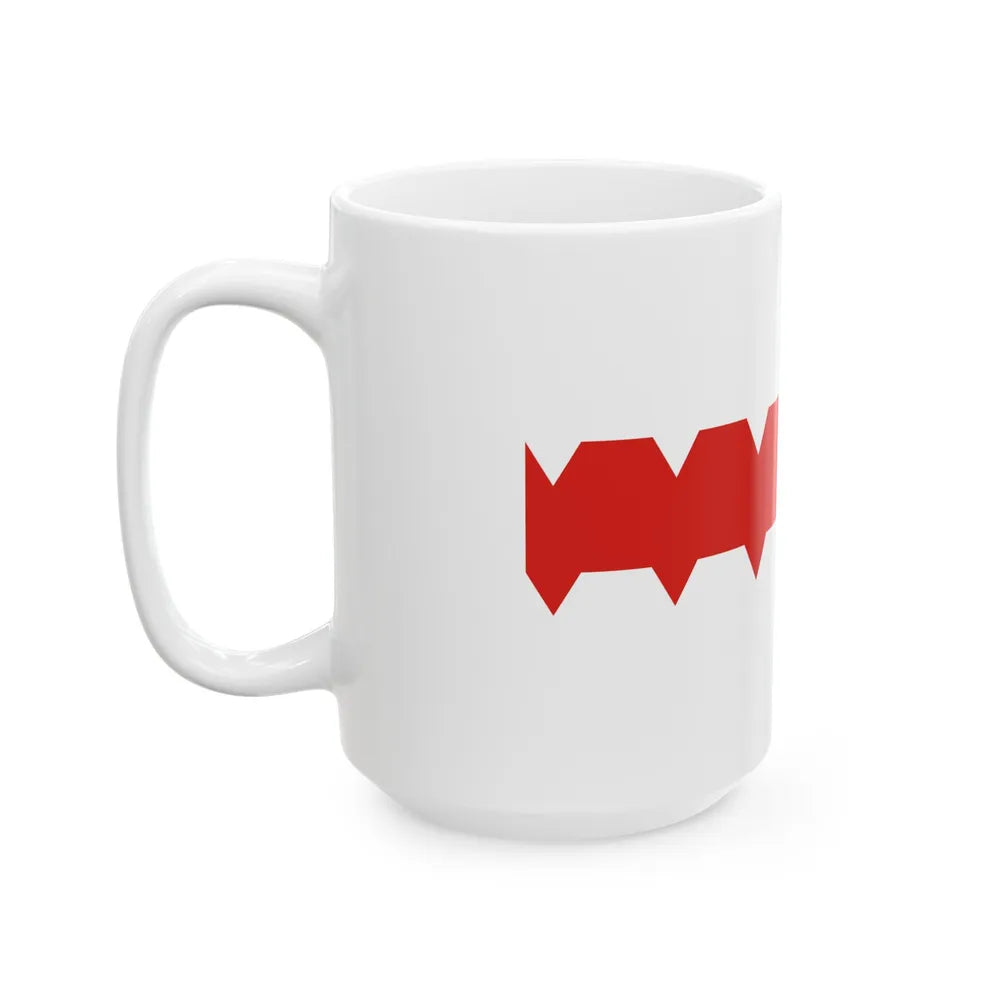 Flag of Omsk Russia - White Coffee Mug-Go Mug Yourself