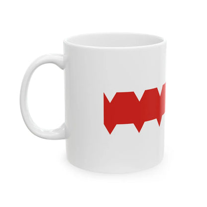 Flag of Omsk Russia - White Coffee Mug-Go Mug Yourself