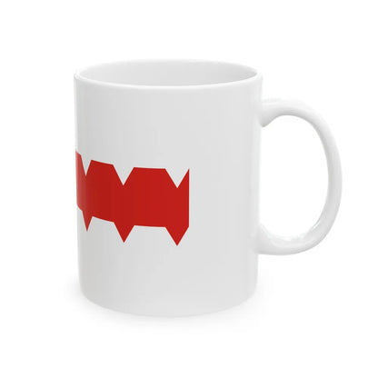 Flag of Omsk Russia - White Coffee Mug-Go Mug Yourself