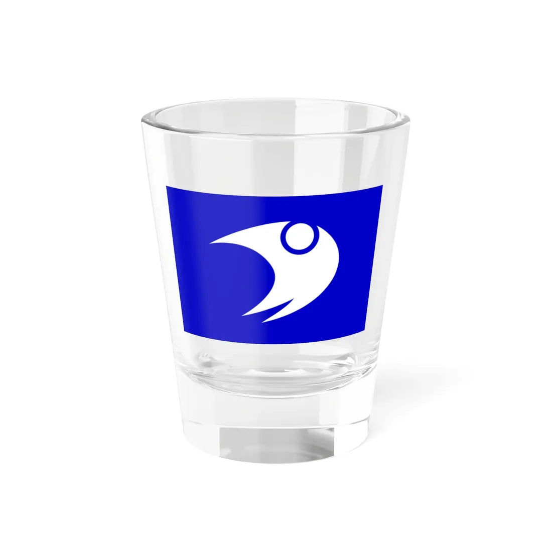 Flag of Ondo Hiroshima 1979-2005 (Japan) Shot Glass 1.5oz 1.5oz - Go Mug Yourself