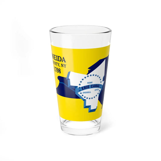 Flag of Oneida County New York (United States) Pint Glass 16oz 16oz - Go Mug Yourself