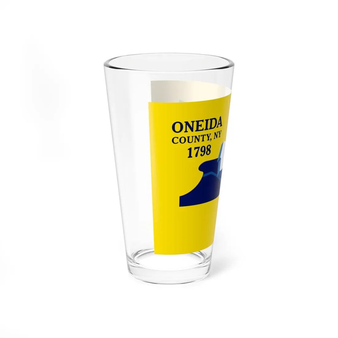 Flag of Oneida County New York (United States) Pint Glass 16oz - Go Mug Yourself