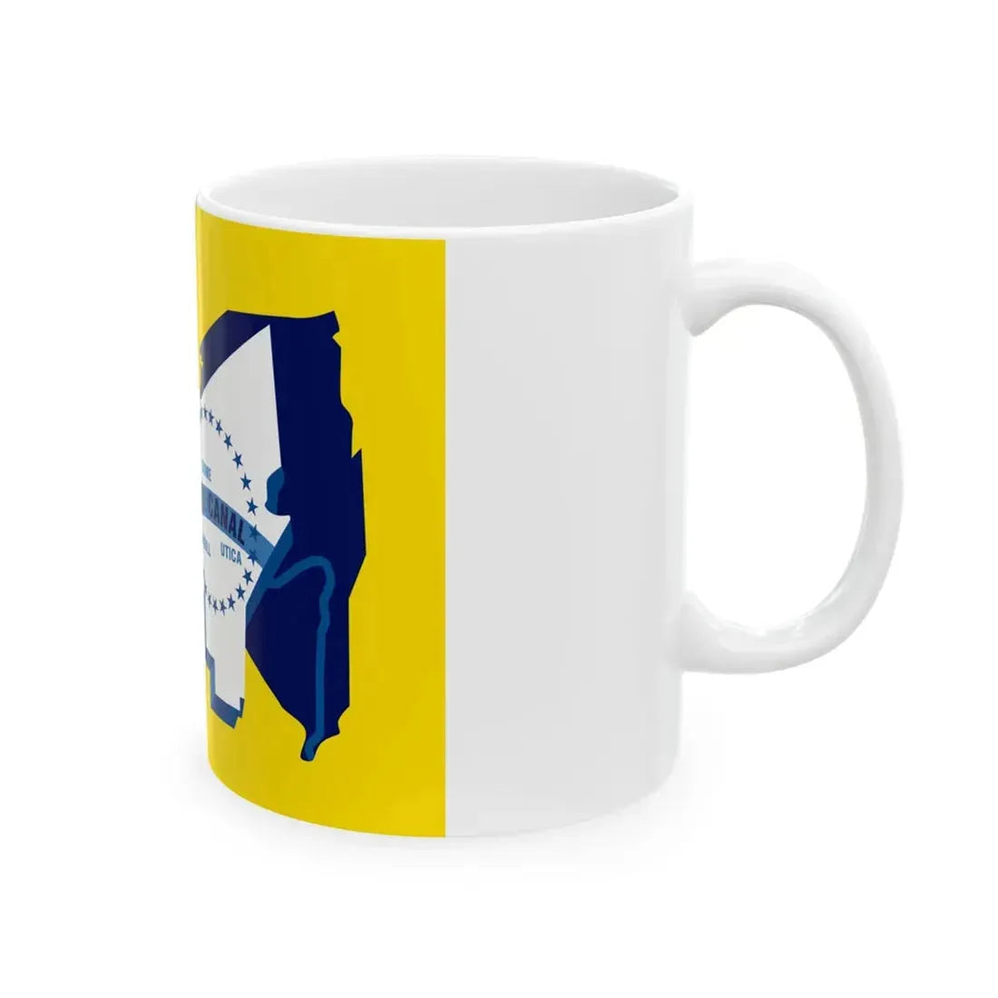 Flag of Oneida County New York (United States) White Coffee Mug - Go Mug Yourself