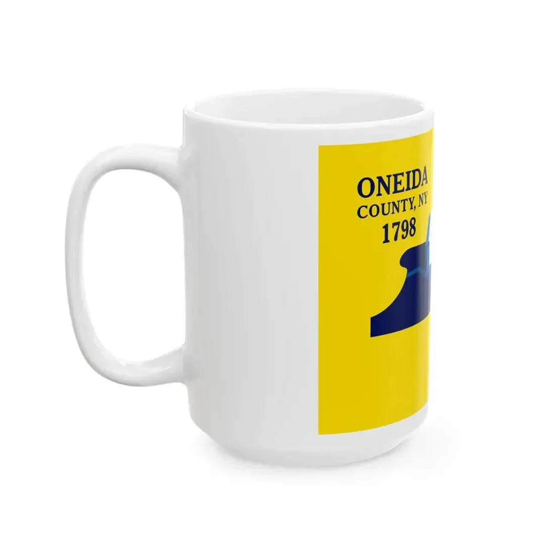 Flag of Oneida County New York (United States) White Coffee Mug - Go Mug Yourself
