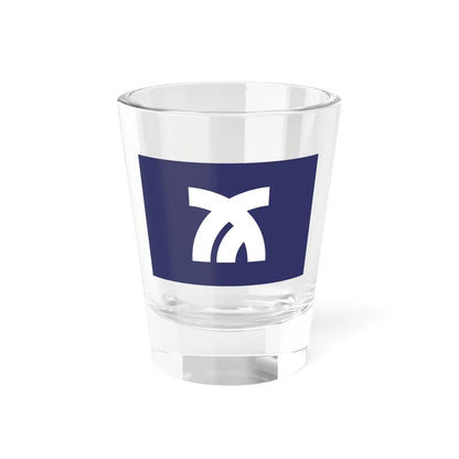 Flag of Onga Fukuoka (Japan) Shot Glass 1.5oz 1.5oz - Go Mug Yourself