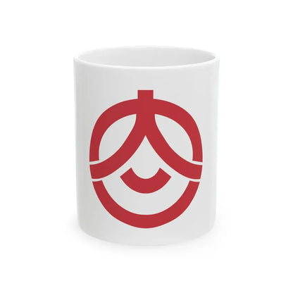 Flag of Onjuku Chiba (Japan) White Coffee Mug 11oz - Go Mug Yourself