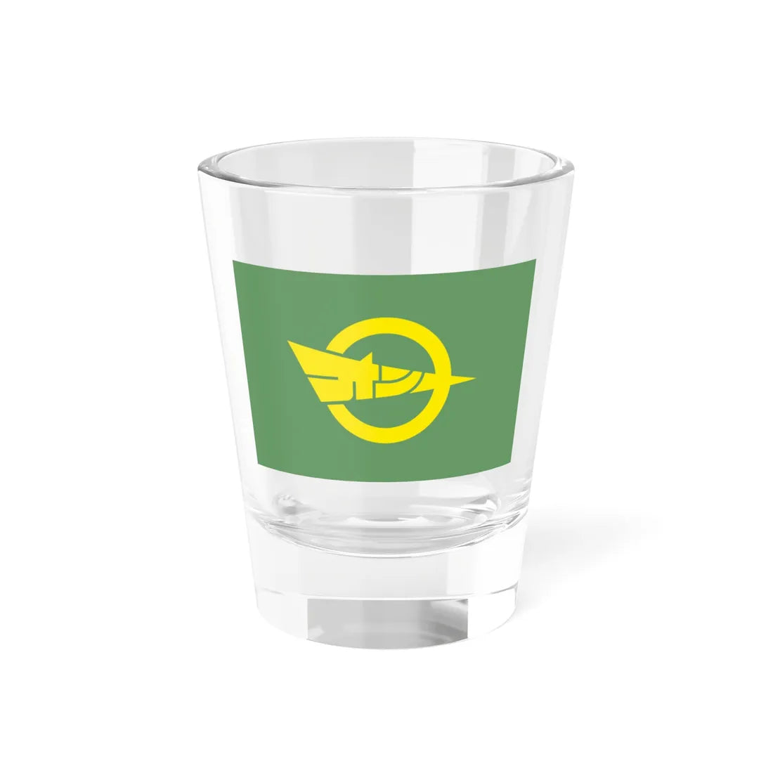 Flag of Onna Okinawa (Japan) Shot Glass 1.5oz 1.5oz - Go Mug Yourself