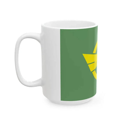 Flag of Onna Okinawa (Japan) White Coffee Mug - Go Mug Yourself